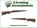Winchester 70 Featherweight Walnut and Classic Stainless 7mm New Haven made!