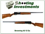 Browning A5 12 Ga 64 Belgium 28in VR Mod Blond Wood Exc Cond! - 1 of 4