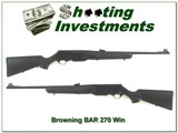 Browning BAR Stalker in 270 Win unfired!
