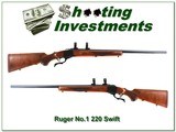 Ruger No.1 V Varmint earlier Red Pad in 220 Swift Collector Cond! - 1 of 4