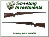 Browning A-Bolt II Medallion in 300 WSM near new!