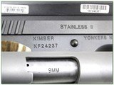 Kimber Stainless II 9mm with 22 LR Conversion kit all in case 4 mags - 4 of 4