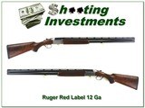 Ruger Red Label 12 Ga hard to find 30in barrels Exc as new Cond! - 1 of 4