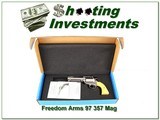 Freedom Arms Model 97 Premier Grade 4.25in 357 Mag unfired in box!