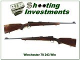 Winchester Model 70 Pre-64 Featherweight 243 made in 1960 collector cond! - 1 of 4
