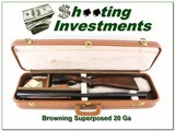 Browning Superosed Lightning 20 Ga Exc Cond in case 28in IC and Mod! - 1 of 4
