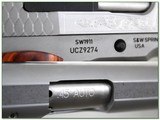 Smith & Wesson SW1911 1911 E-Series .45 Engraved new in case - 4 of 4