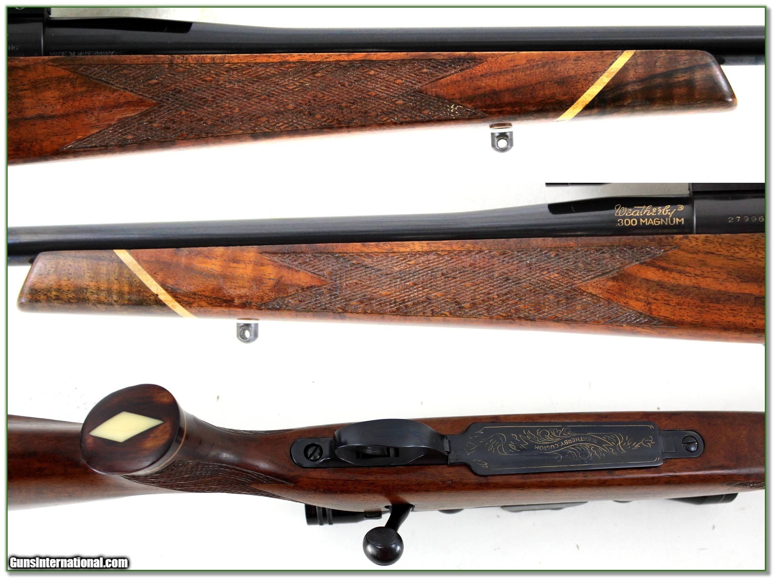 Weatherby Mark V Left Handed Custom Shop 300 with Weatherby scope! for sale