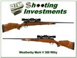 Weatherby Mark V German Deluxe in 300 Wthy w/ Weatherby scope! - 1 of 4
