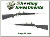 Ruger M77 30-06 Stainless All-Weather Skeleton Zytel stock near new! - 1 of 4