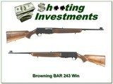 Browning BAR Grade II 1970 Belgium 243 WIN MINT! - 1 of 4