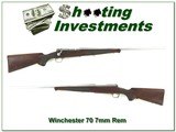 Winchester 70 Featherweight Walnut and Classic Stainless 7mm New Haven made! - 1 of 4