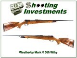 Weatherby Mark V Deluxe extra nice wood 300 Wthy Mag - 1 of 4