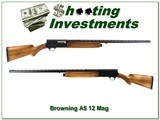 Browning A5 12 Magnum 64 Belgium Blond 32in VR Top Collector! - 1 of 4