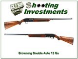 Browning Double Auto 59 Belgium 12 Gauge exc wood figure! - 1 of 4