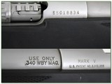 Weatherby Mark V Stainless in 340 Wthy Mag Exc Cond! - 4 of 4