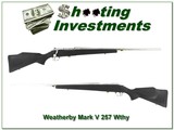 Weatherby Mark V Stainless 26in 257 Wthy Mag! - 1 of 4