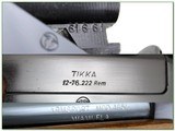 Tikka Model 4651 RARE Over Under 12 Ga 222 Rem Deluxe! - 4 of 4