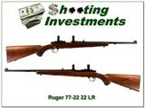 Ruger 77-22 22 LR First YEAR made in 1985 like NEW! - 1 of 4