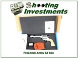 Freedom Arms Model 83 Premier Grade 6in 454 Casull and 45LC in box! - 1 of 4
