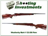 Weatherby Mark V Varmintmaster German 26in 22-250 custom stock! - 1 of 4