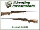 Browning A-Bolt II Medallion 30-06 rare 26in barrel! - 1 of 4