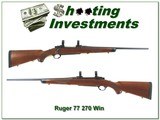 Ruger 77 Lightweight 270 Win 20in hard to find! - 1 of 4