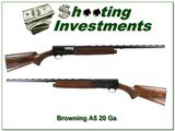 Browning A5 Light 20 Gauge 73 Belgium UNFIRED 26in IC - 1 of 4