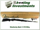 Weatherby Mark V Dangerous Game 378 Wthy like new in box! - 1 of 4