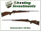 Weatherby Mark V Deluxe in 300 Wthy Mag XX Wood! - 1 of 4