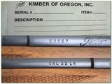 Kimber of Oregon Model 82 RARE 22 heavy barrel as New in BOX! - 4 of 4