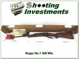 Ruger No.1 A 50th year 308 Win NIB XX Wood! - 1 of 4