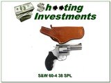 Smith & Wesson 60-4 3in Stainless 38 Special Exc Cond - 1 of 4