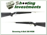 Browning A-Bolt II Stainless Stalker 300 WSM as new - 1 of 4