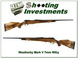 Weatherby Mark V Deluxe 7mm Wthy XX Wood!