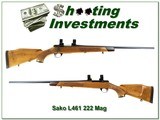 Sako L461 Deluxe in RARE 222 Magnum Bofors Steel Exc Cond! - 1 of 4