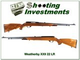 Weatherby Mark XXII Tube 22 Auto extra NICE honey wood - 1 of 4