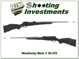 Weatherby Mark V Accumark 30-378 long range big game gun!