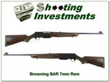 Browning BAR Grade 1 7mm Rem Looks New! - 1 of 4