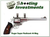 Ruger Super Redhawk Stainless 9.5in 44 Mag with rings - 1 of 4