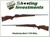 Weatherby Mark V Euromark 270 Wthy Mag 26in! - 1 of 4