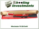 RARE Winchester 70 Heavy Varmint in 220 Swift unfired in box! - 1 of 4