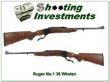 RARE Ruger No.1 Light Sportier in 35 Whelen like new collector! - 1 of 4