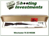 Winchester 70 Featherweight Stainless Walnut 25 WSSM NIB! - 1 of 4