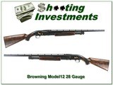 Browning Model 12 High Grade G6 28 Gauge XX Wood in box! - 1 of 4