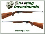 Browning 22 Auto Made in Belgium in 1962 Exc Cond! - 1 of 4