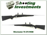 Winchester 70 Stainless New Haven made 270 WSM - 1 of 4