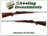 Winchester Model 70 Supergrade New Haven made Red Pad 7mm Rem - 1 of 4