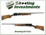 Browning A5 Light 12 71 Belgium beautiful honey blond wood! - 1 of 4