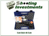 Colt SAA 45 LC Case Colored 4.74in unfired in box!